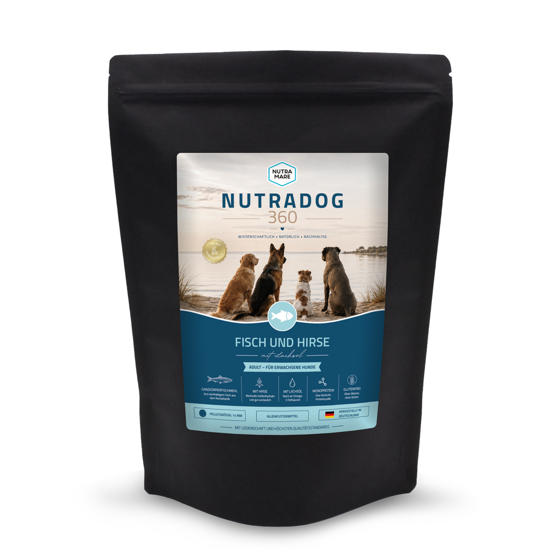 Nutradog360 Fisch und Hirse