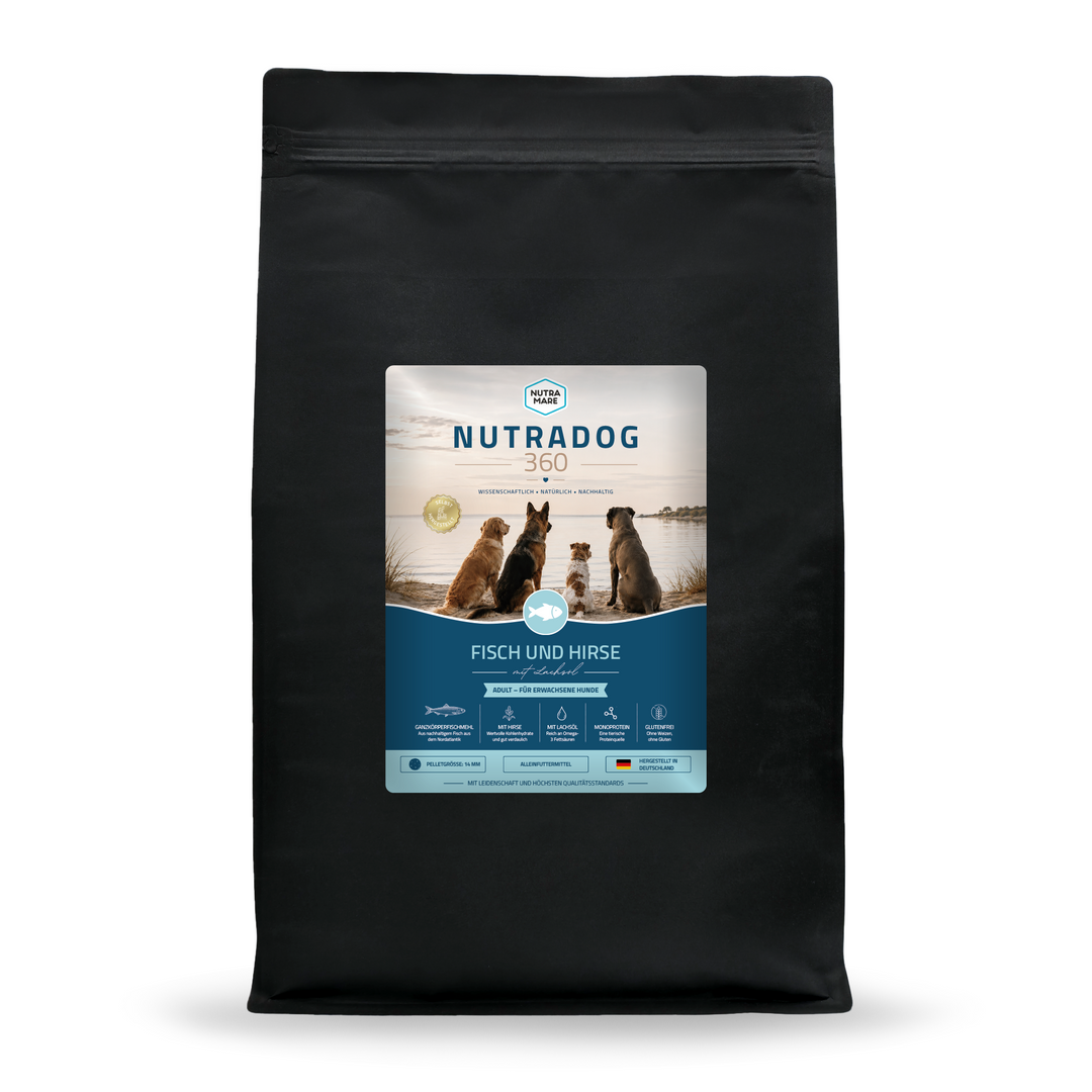 Nutradog360 Fisch und Hirse