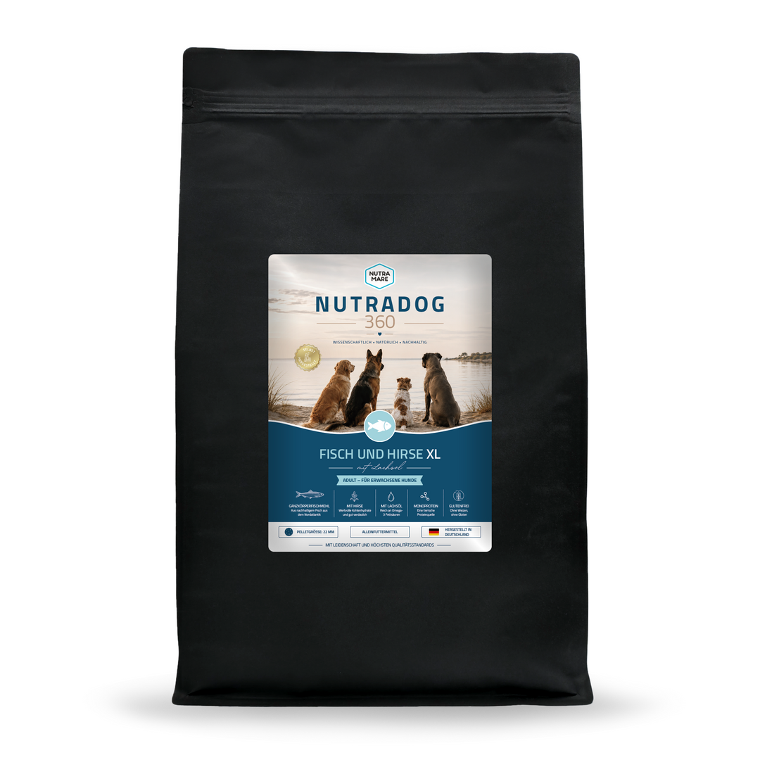 Nutradog360 Fisch und Hirse XL